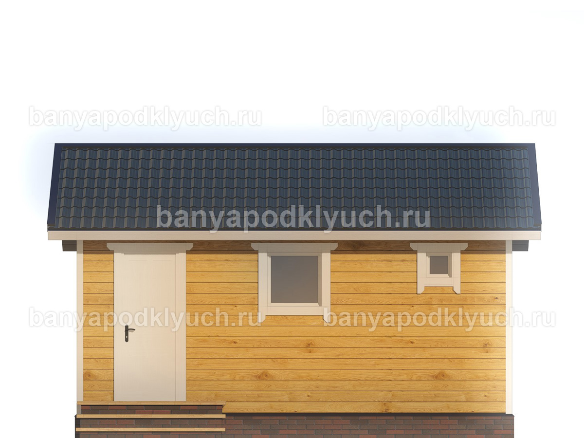 Баня из бруса 6x4,5 м Баня из бруса 6x4,5 м